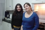 Maria und Iria in der Küche meiner spanische Wohngemeinschaft